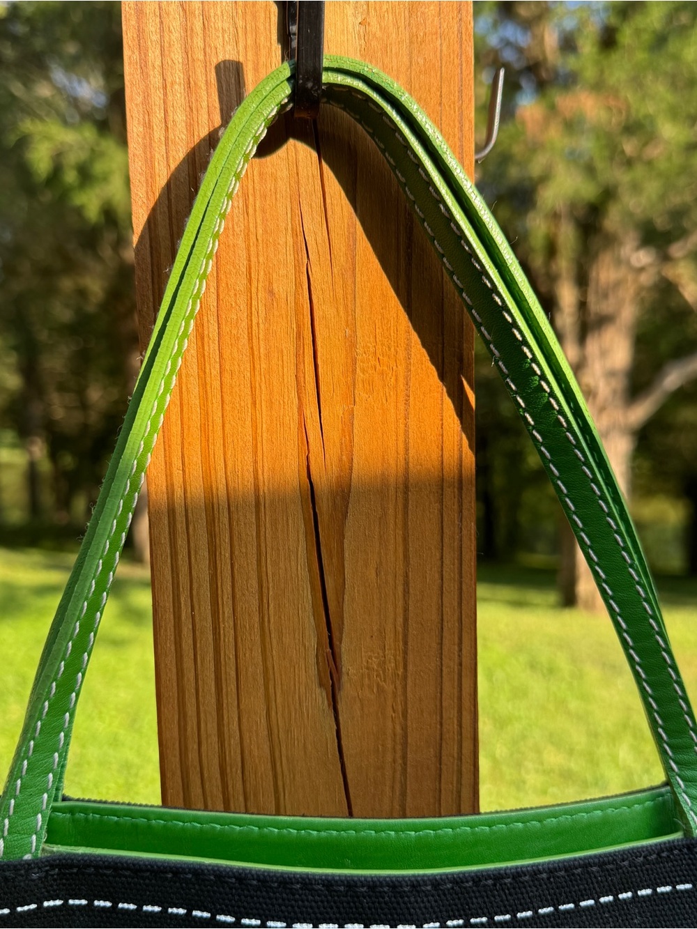 kate spade Green & Black Canvas Tote - Picture 3 of 9